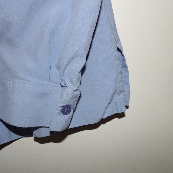 Judith Hart Collection 100% Silk Button Down Shirt Sz 16 - Picture 4 of 6